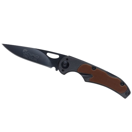 Tan Lockback Pocket Knife 2.75-Inch Blade Everyday Carry Folding Knife
